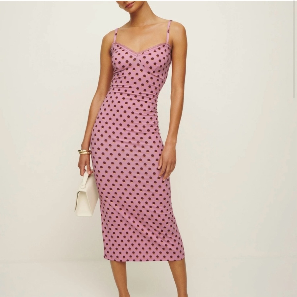 NWT Reformation Cesca Knit Dress in Fandango